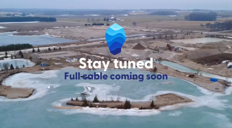 Bluestone Wake Park Full Cable Progress